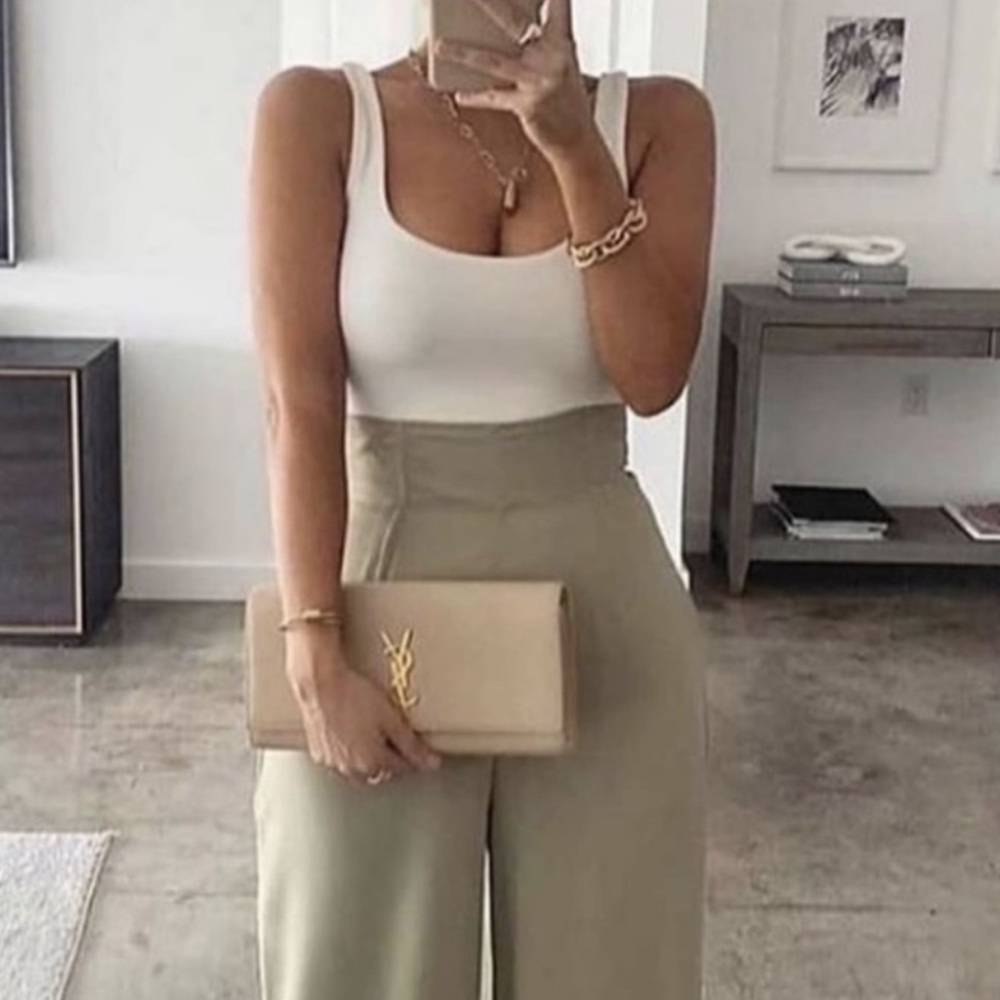 Naked Wardrobe White Bodysuit